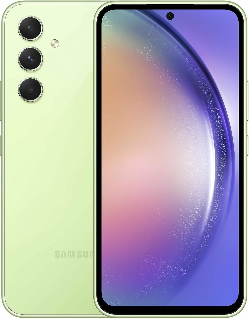 Светло-зелёный Samsung Galaxy A54, 5G, 8/256Гб, Dual nano SIM, Lime (смартфон)