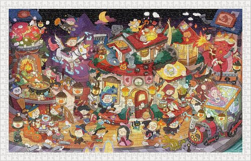 Изображение товара Пазл для взрослых Pintoo 1000 деталей: Пейджи. Подземный волшебный городок