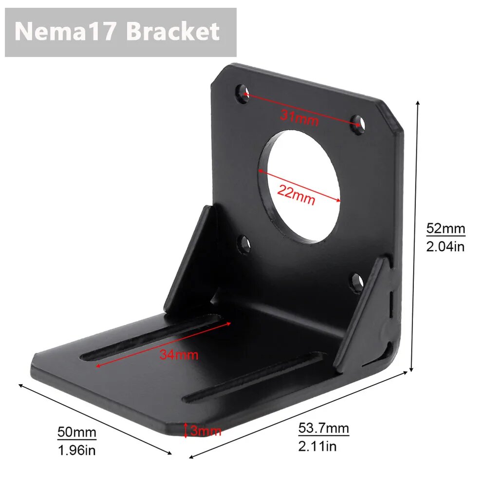 Металлический кронштейн для шагового двигателя NEMA23, Nema17 Bracket, other