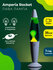 Лава лампа Amperia Rocket Желтая/Синяя (35 см)