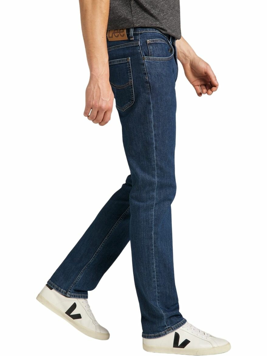 Джинсы классические Lee Men Brooklyn Straight Jenas, размер 30/32, синий — фото 1
