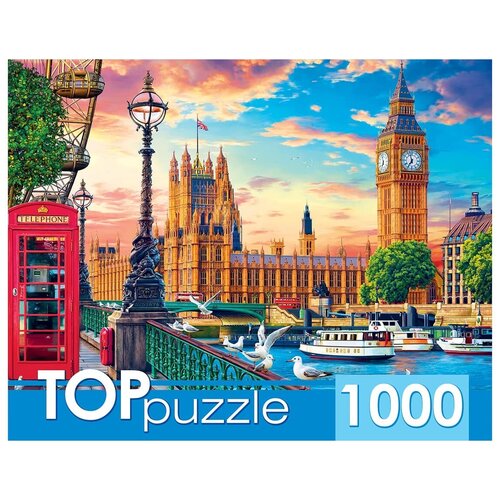 toppuzzle пазлы 500 элементов хтп500 4230 домик у ночного озера TOPpuzzle. Пазлы 1000 элементов. ХТП1000-2167 Великобритания. Лондон