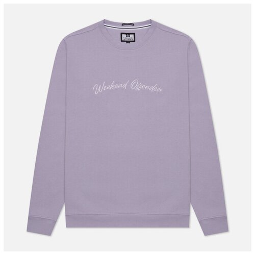 фото Мужская толстовка weekend offender greenberry dr фиолетовый , размер s