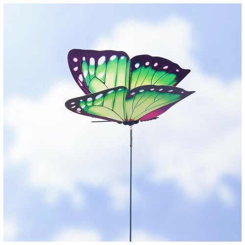Штекер садовый Бабочка 12×9см, 30см штекер декоративный бабочка 9см светящаяся в упаковке шт 12