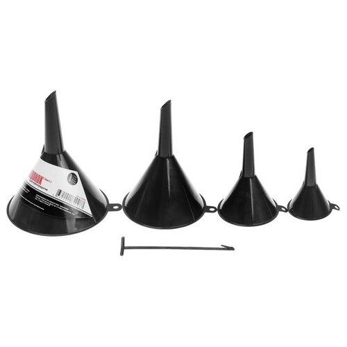 Воронки LION размер 50 мм 75 мм 95 мм 115 мм набор 4 шт 368₽