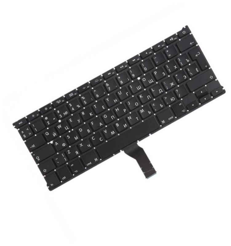 Keyboard / Клавиатура для для MacBook Air 13 A1369 A1466, для Mid 2011 - Early 2017, Г-образный Enter RUS ZeepDeep