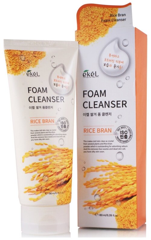 EKEL Пенка для умывания с экстрактом коричневого риса Foam Cleanser Rice Bran