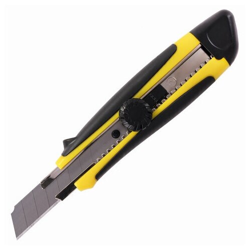 Нож Unitype канцелярский 18 мм BRAUBERG Universal - (3 шт)