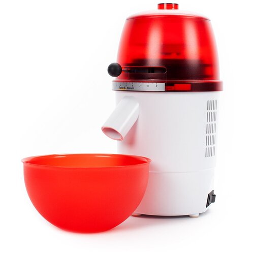 Мельница электрическая жерновая Hawos Novum для помола муки и зерна (красный)