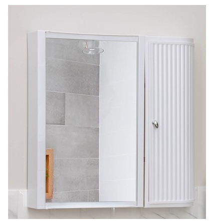 Шкаф-зеркало для ванной BEROSSI ВК Hilton Premium Right НВ 337