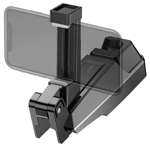 Автомобильный держатель для телефона на подголовник Baseus Back Seat Hook - Черный (SUHZ-A01)