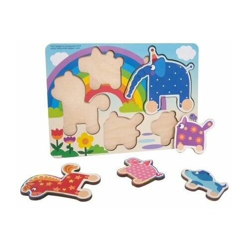 Пазлы Деревяшки цветные 1496₽