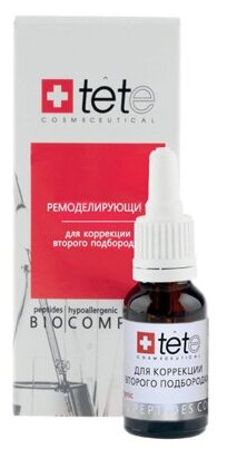 TETe Cosmeceutical, Биокомплекс для коррекции второго подбородка, 15 мл