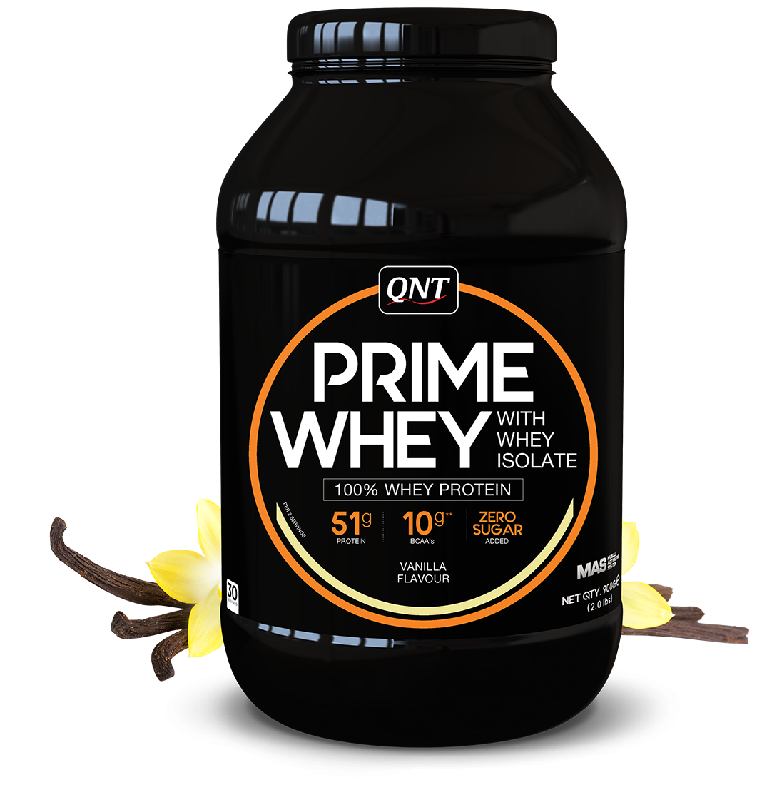 Комплексный протеин QNT PRIME WHEY 908 г, Ваниль