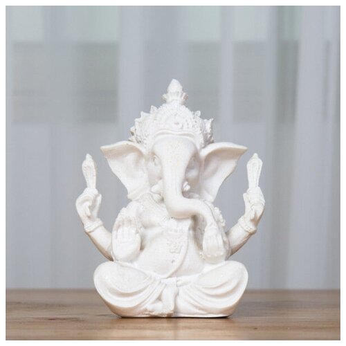 Статуэтка Ганеш белый / Бог мудрости и благополучия