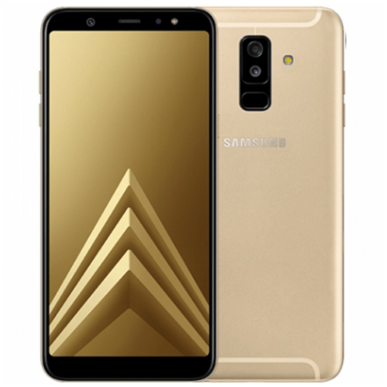 Смартфон Samsung Galaxy A6 3/32 ГБ, Dual nano SIM, золотой