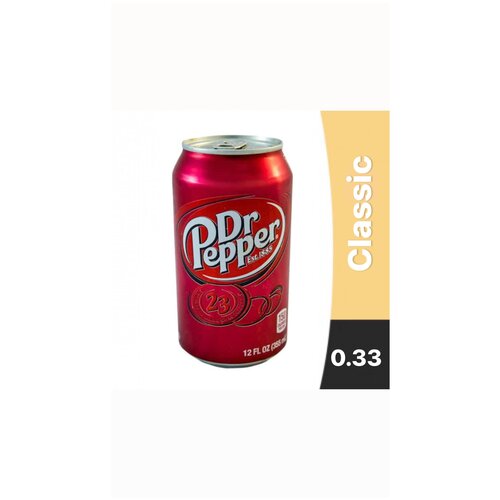 Напиток газированный Dr. Pepper (Доктор Пеппер) Classic 0.33 л х 24 шт, ж/б