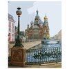 Картина по номерам пейзаж город Питер 40х50 см на подрамнике VA-1633 Санкт-Петербург - изображение