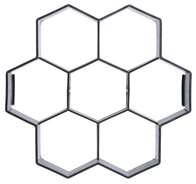 Форма для изготовления дорожек, Чёрная, 29 х 28 х 4 см - фотография № 2