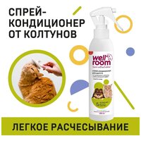 Спрей-кондиционер от колтунов и для распутывания шерсти Wellroom , 200 мл