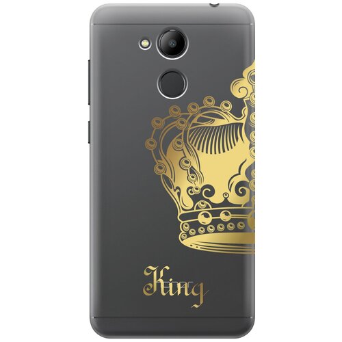 Силиконовый чехол с принтом True King для Honor 6C Pro / Хонор 6С Про силиконовый чехол с принтом space stickers для honor 6c pro хонор 6с про