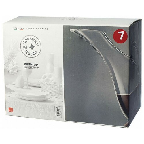 PREMIUM - Графин 1600 мл crystal glass 170340GRF021990 Bormioli Rocco 170340G33021990