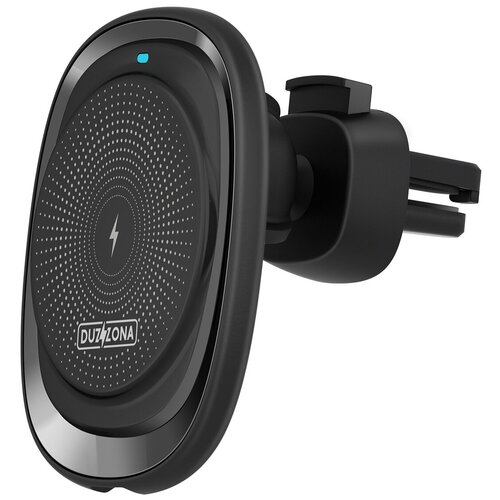 Автомобильный держатель DUZZONA, магнитный с функцией беспроводной зарядки MagSafe, V1 Series, черный