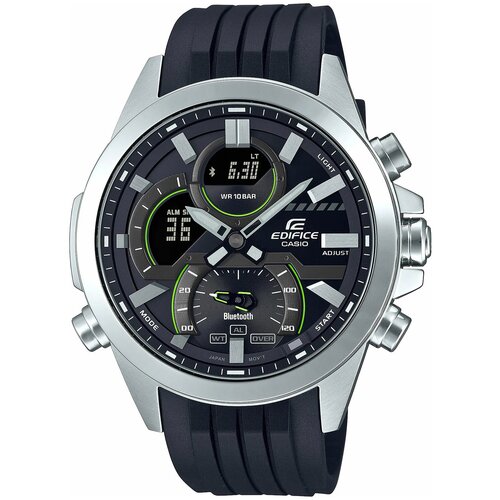 наручные часы casio edifice ecb 10pb 1aef черный Наручные часы CASIO Edifice ECB-30P-1AEF, черный, серый