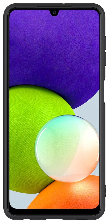 Накладка Gel Color для Samsung Galaxy A22 4G (2021), черный, Deppa 870129