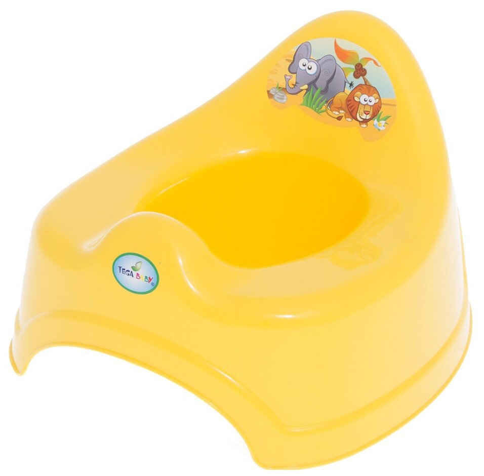 Горшок "Сафари" Tega PO-039 (желтый) 367421