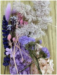 Planet of Flowers Набор натуральных сухоцветов для творчества;Букет из сухоцветов;Сухоцветы для ногтей;для смолы;для мыла;для свечей;для декора
