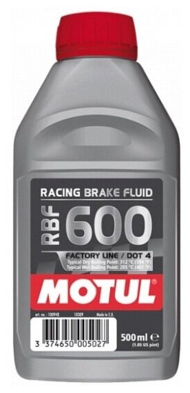 Тормозная жидкость Motul RBF 600 Factory Line 0.5 л (100948)