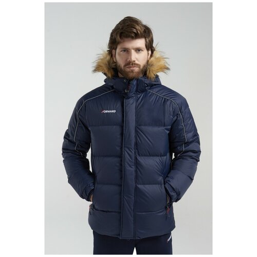 фото Куртка пуховая мужская (синий) forward m08110p-nn222 2xl