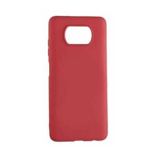 Чехол-накладка LuxCase Protective Case TPU для Xiaomi Poco X3/ X3 Pro Красный