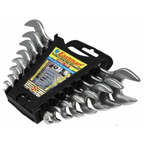 Набор 8 ключей гаечных рожковых, 8 - 27 мм, инструменты ключ гаечный, Eastman