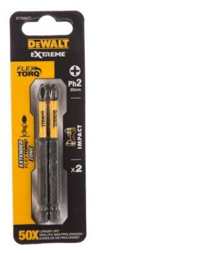 Биты ударные Dewalt DT70567T [85мм, PH2, Torsion, 2шт]