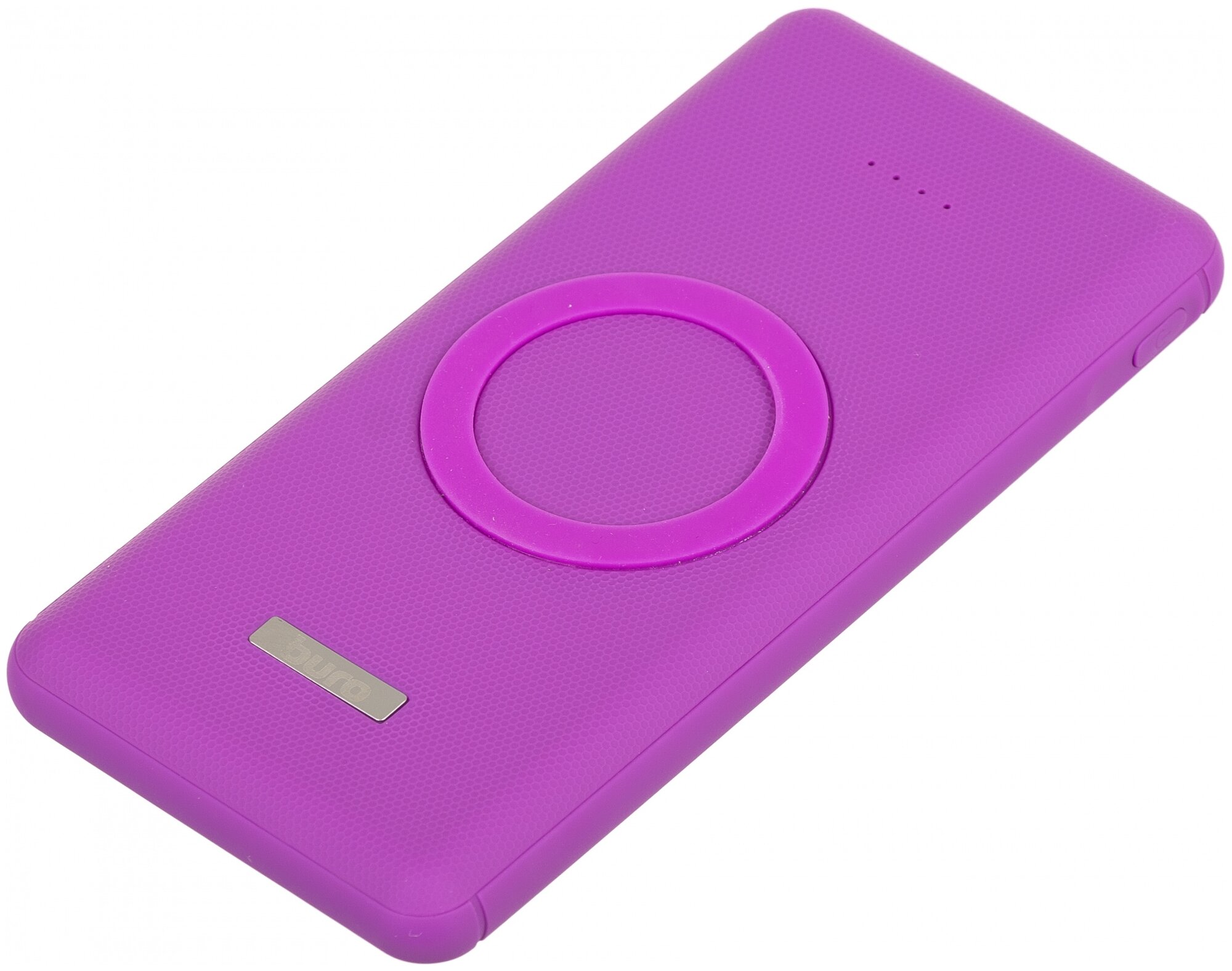 Мобильный аккумулятор BURO BPQ10F фиолетовый (bpq10f18pvl) - фото №2
