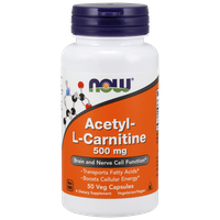 Acetyl-L Carnitine капс., 500 мг, 100 мл, 65 г, 50 шт.