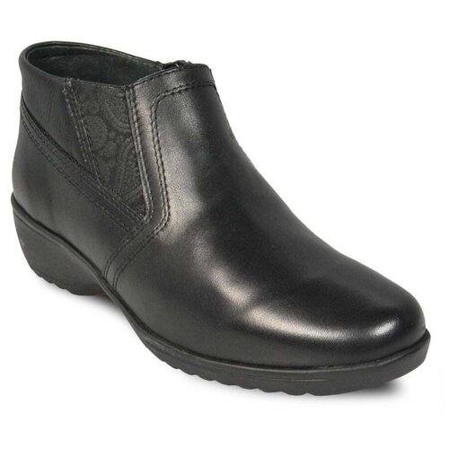 фото Ботинки francesco donni, демисезонные,натуральная кожа, высокие, размер 38, черный