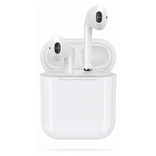 Беспроводные наушники TWS i12 белые 68000₽