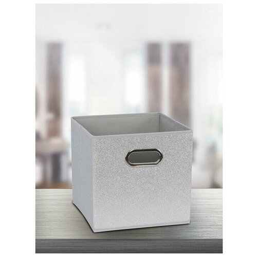 Ящик для хранения Silver Shine без крышки STB-126 28х28х27 см Серебристый