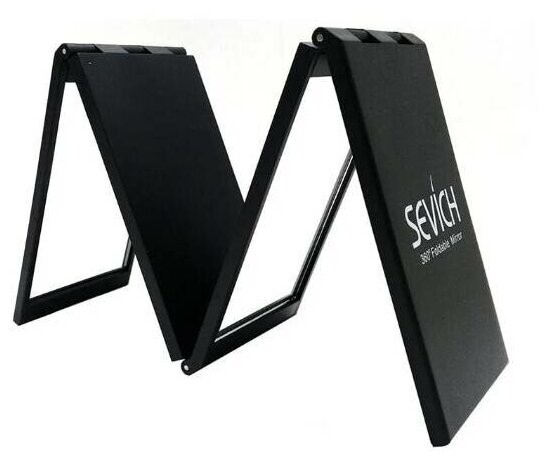 фото Зеркало Sevich для нанесения загустителей, пудр и камуфляжей для загущения волос, зеркало 360 для стрижки и бритья самого себя