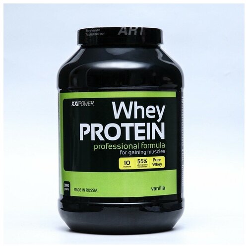 сывороточный протеин xxl power ваниль спортивное питание 1 6 кг 1 шт Сывороточный протеин IronMan, ваниль, спортивное питание, 3000 г