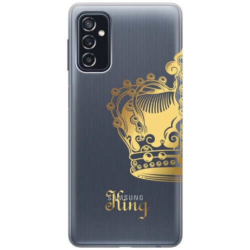 Силиконовый чехол с принтом True King для Samsung Galaxy M52 5G / Самсунг М52 силиконовый чехол с принтом true princess для samsung galaxy m52 5g самсунг м52