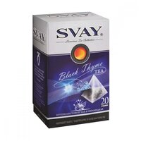 Чай черный Svay Thyme в пирамидках, чабрец, василек, 20 пак.