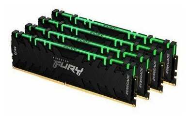 Kingston 128GB3200MHz DDR4 CL16DIMM Kit of4FURYRenegadeRGB 4555000₽