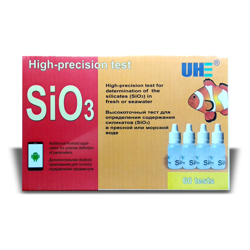 UHE Тест SiO3 для определения концентрации силикатов в аквариуме