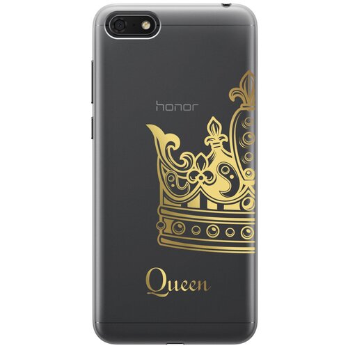 Силиконовый чехол с принтом True Queen для Honor 7A / 7S / Huawei Y5 (2018) / Y5 Prime (2018) / Хуавей У5 Прайм (2018) / Хонор 7А / 7s силиконовый чехол с принтом pansies для honor 7a 7s huawei y5 2018 y5 prime 2018 хуавей у5 прайм 2018 хонор 7а 7s