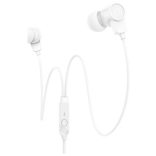 Наушники Borofone BM64 Goalant вакуумные микрофон Jack 35 мм кабель 12 м белые 53500₽