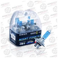 Лампа высокотемпературная Avantech H7 12V 55W (100W) 5000K, комплект 2 шт.